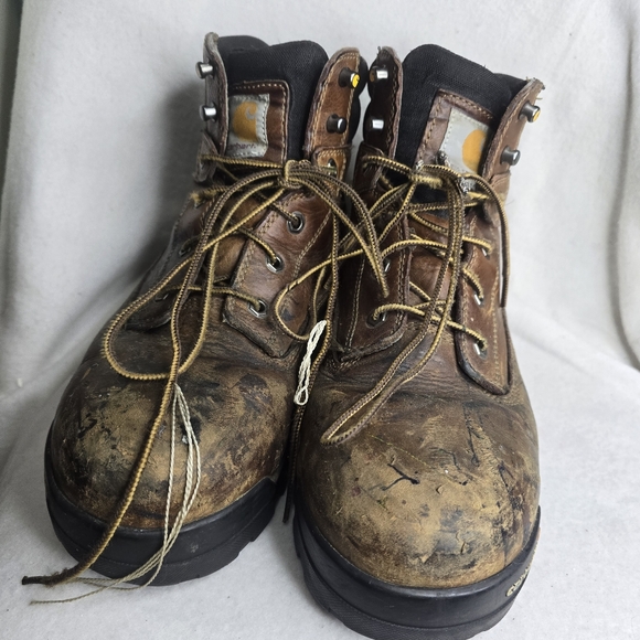 Carhartt Men's 6" Composite Toe Work Boot Style Distressed Mens 9.5 - Picture 4 of 10